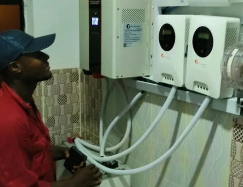 Image showing sample of 10 KVA Solar System Installation package offered by Dynotech Optimal Global Ventures